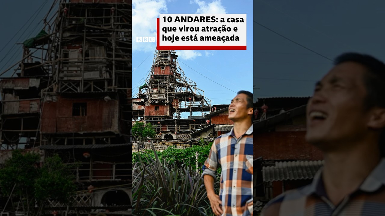 🏠 A casa de 10 andares na China 🇨🇳 que virou atração turística e hoje enfrenta ordem de demolição