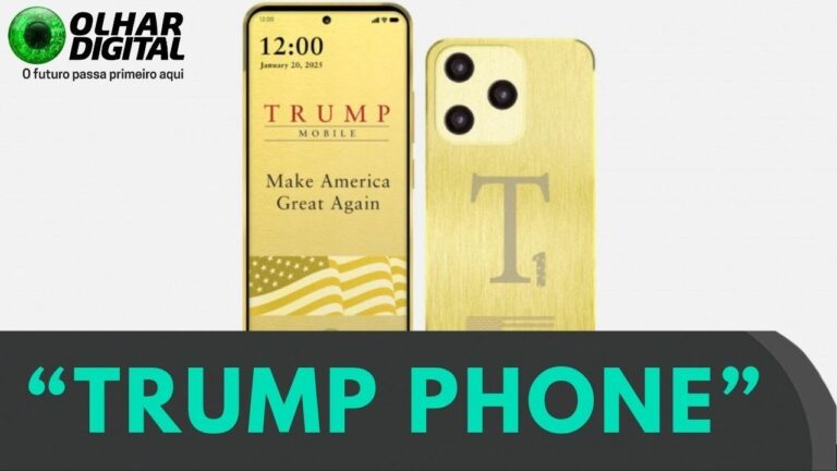 Família Trump lança operadora e ‘celular de ouro’