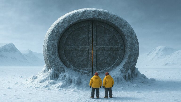Finalmente desvendado o mistério da assustadora porta da Antártica