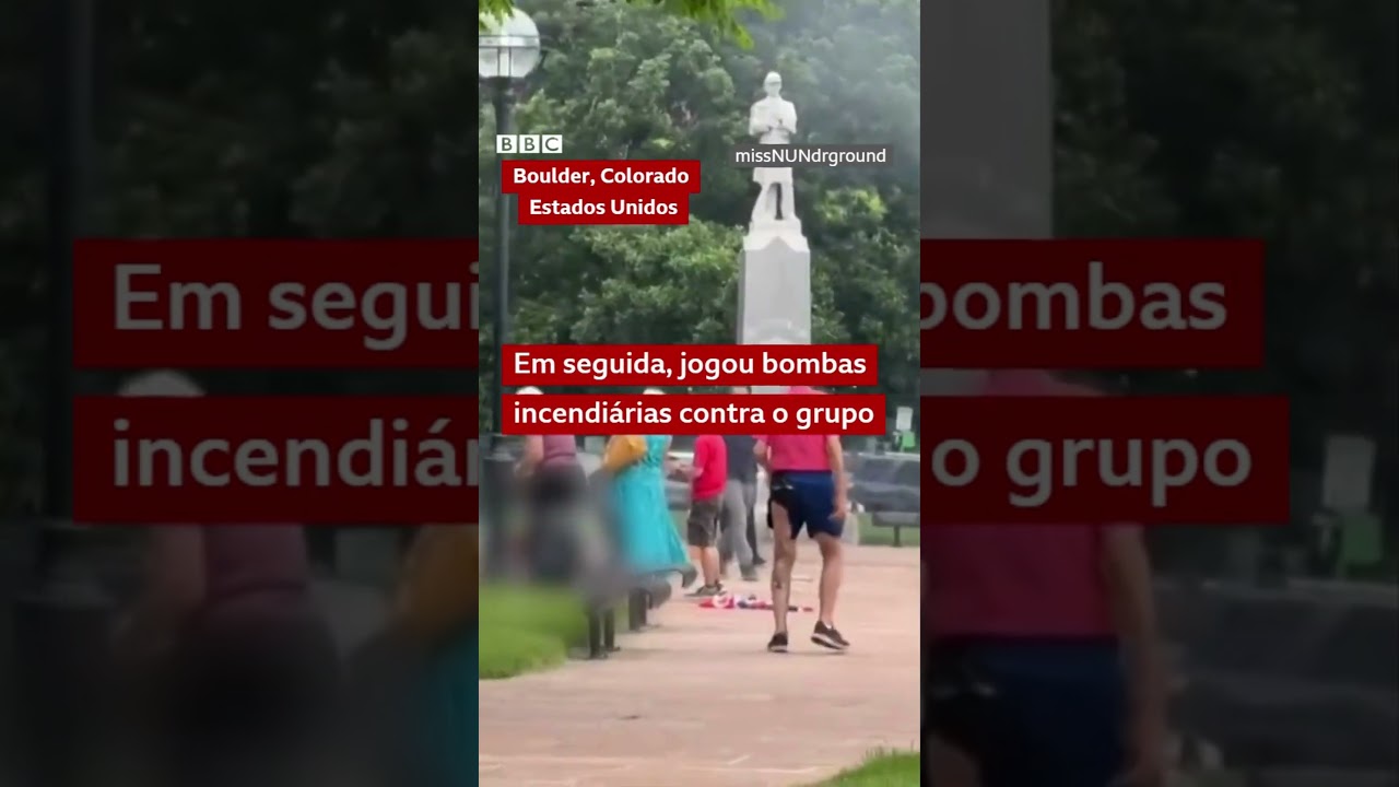 Homem joga coquetéis molotov em protesto pró-Israel nos EUA