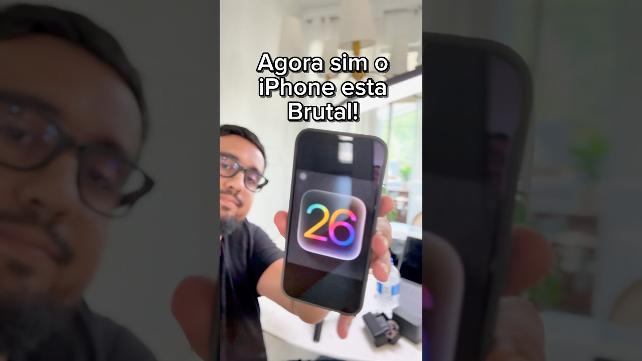 Melhores recursos do iOs26 ta incrível