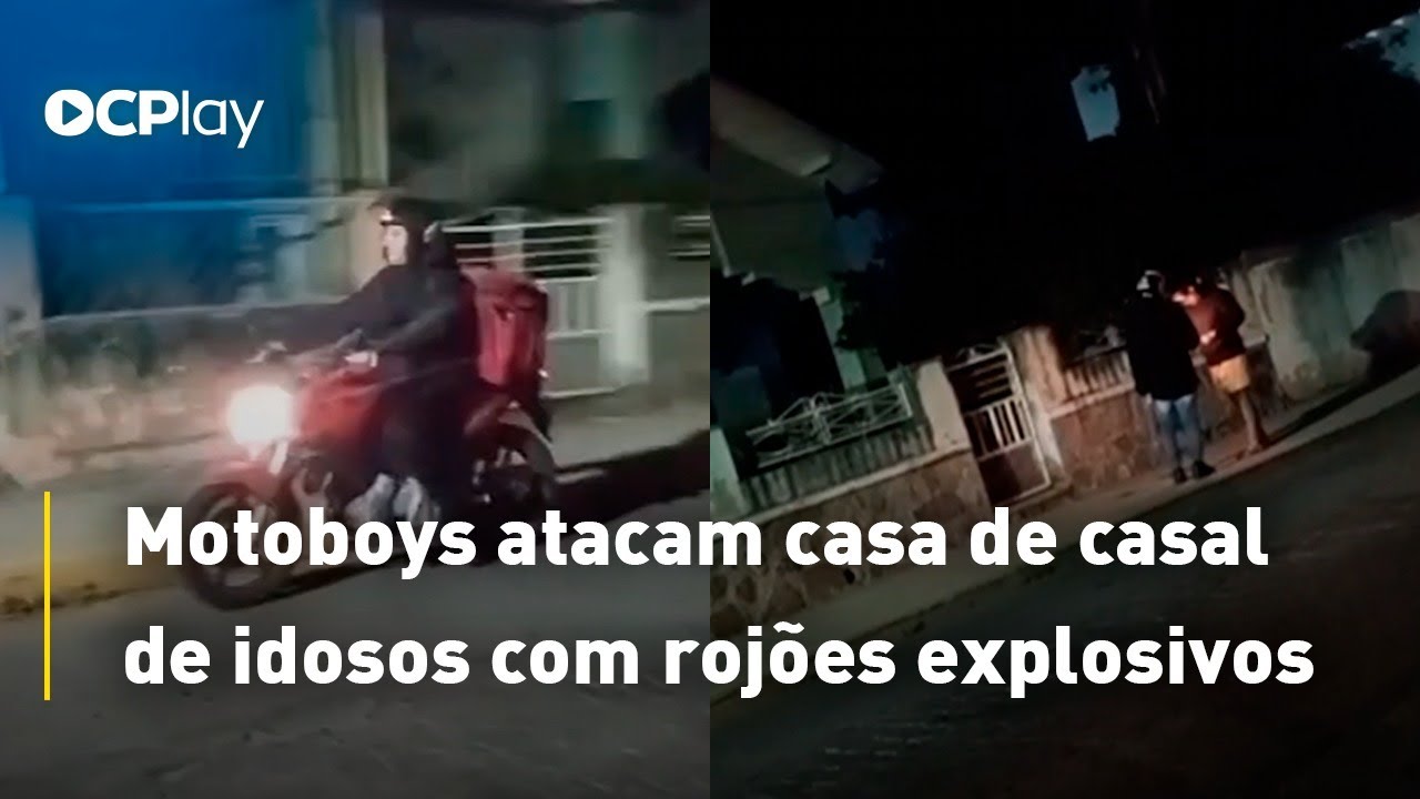 Motoboys atacam casa de casal de idosos com rojões explosivos