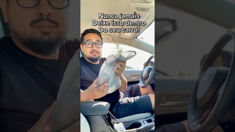 Nunca deixe esses cinco itens dentro do seu carro