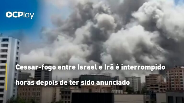 Cessar fogo entre Israel e Irã é interrompido horas depois de ter sido anunciado