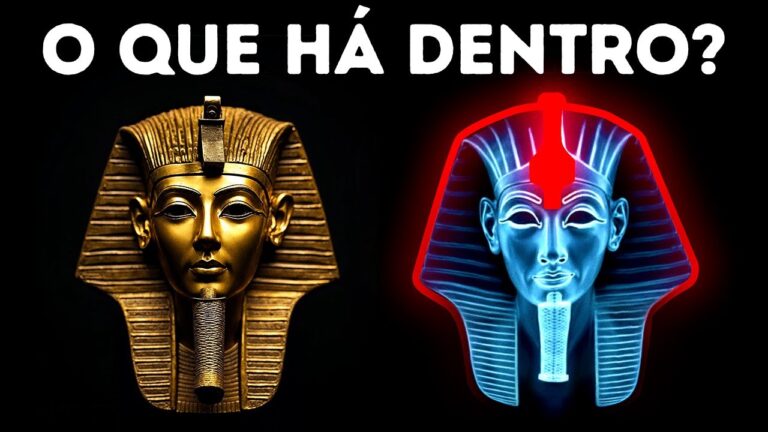O que os Raios X Mostraram Sobre a Máscara de Ouro do Rei Tut