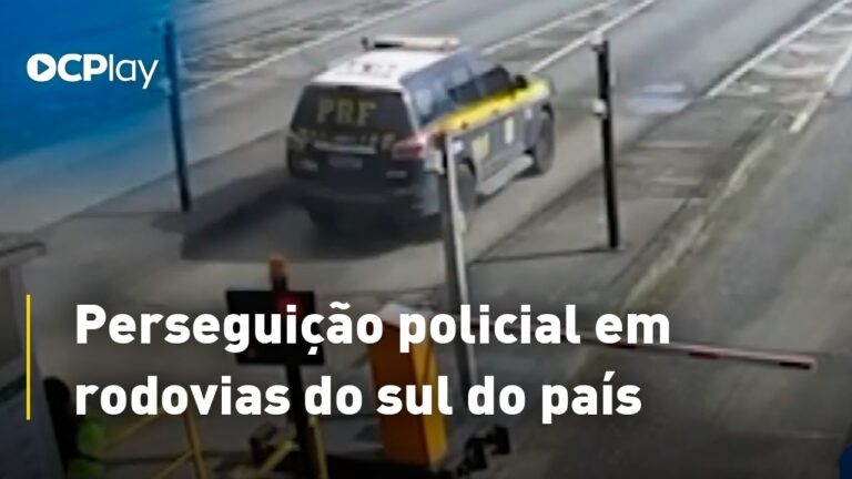 Perseguição policial em rodovias do sul do país