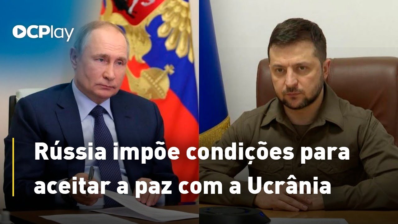 Rússia impõe condições para aceitar a paz com a Ucrânia