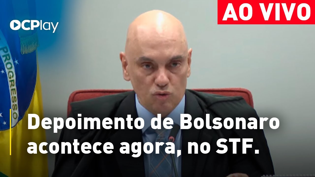 STF AO VIVO - Depoimento de Bolsonaro acontece agora, no STF.