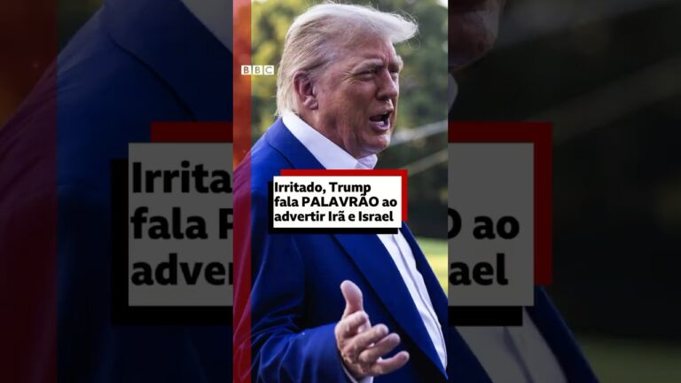 Trump solta palavrão ao advertir Israel e Irã