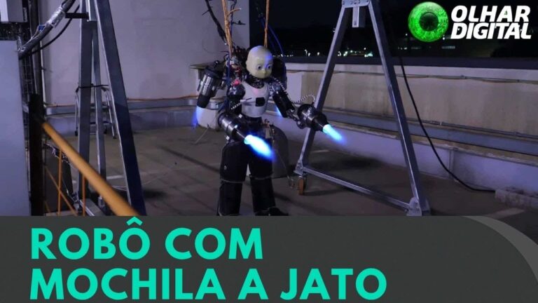 Veja! Robô com mochila a jato consegue fazer seu primeiro voo estável