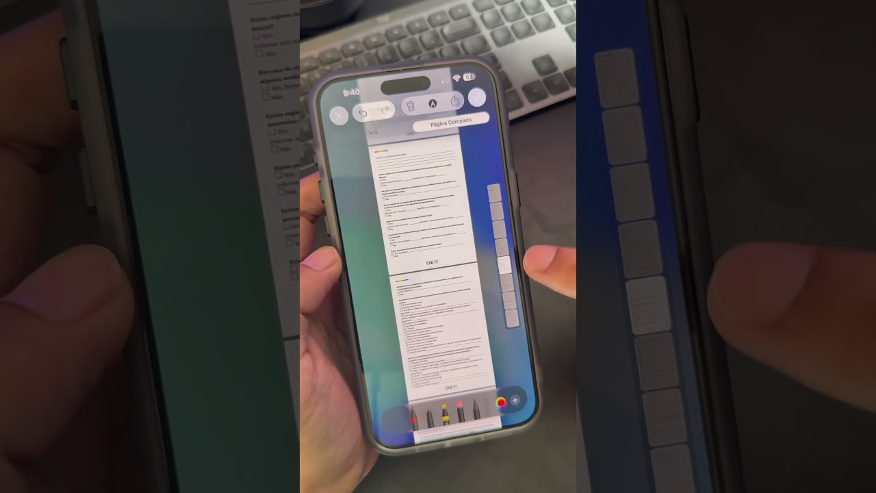 Captura de tela do iPhone é um verdadeiro editor de PDF