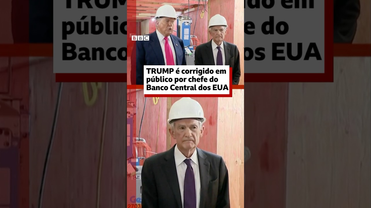 Clima tenso entre Trump e chefe do BC dos EUA #bbcbrasil