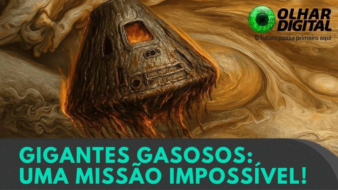 Como seria um pouso em Júpiter ou Saturno?