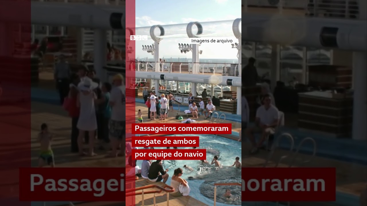 Criança cai de cruzeiro da Disney e pai mergulha para tentar salvá-la