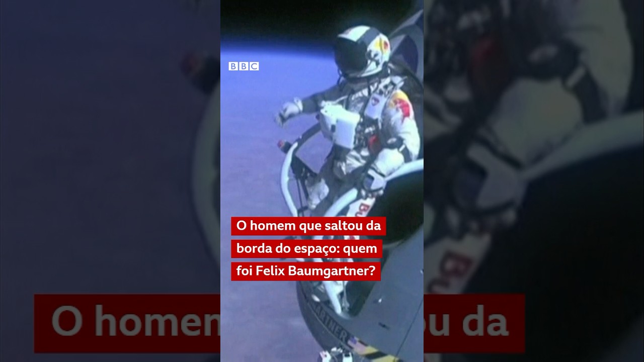 Ele saltou da borda do ESPAÇO 🌌🪂