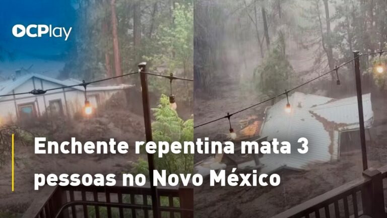 Enchente repentina mata 3 pessoas no Novo México
