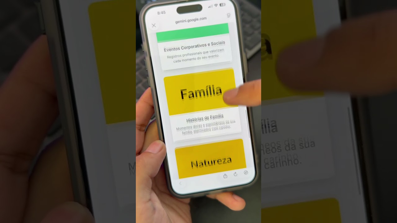 Gemini esta impressionante criando ate sites