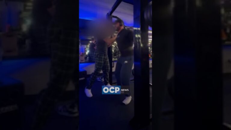 Jovem exagera no peso do agachamento e quebra as duas pernas