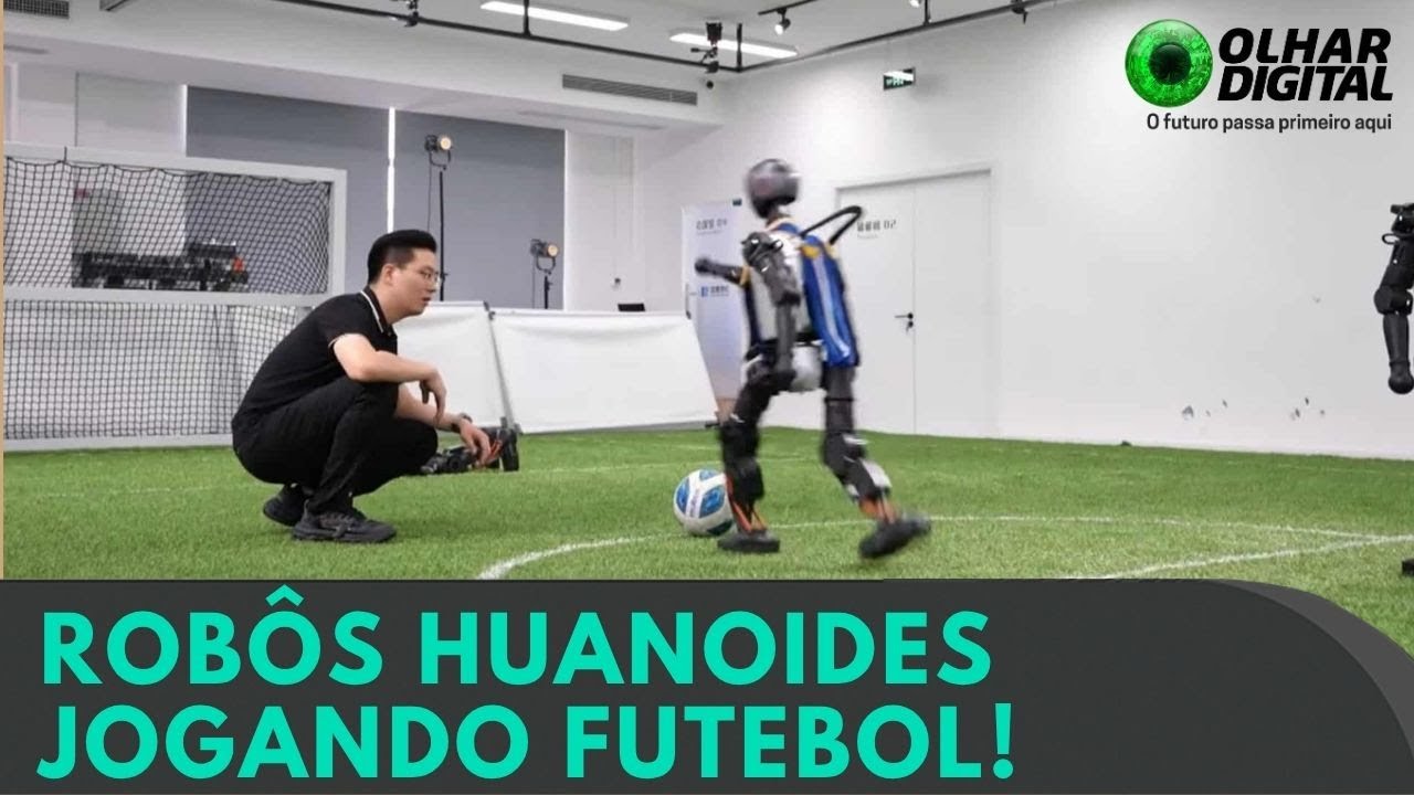 Não é só a Copa do Mundo de Clubes: robôs jogam bola na China!