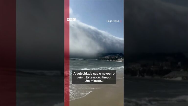 Nuvem rara causa espanto em Portugal