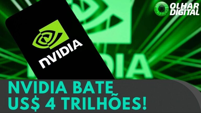 Nvidia é a 1ª empresa a atingir US$ 4 trilhões em valor de mercado