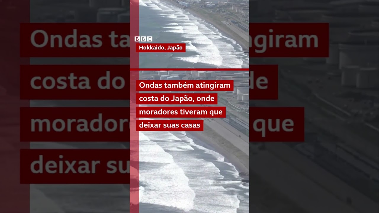 O momento em que forte terremoto atinge a Rússia