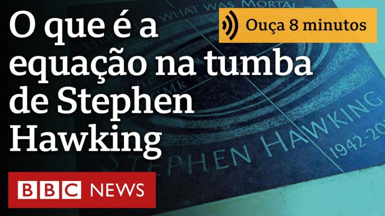 O que significa a equação na sepultura de Stephen Hawking