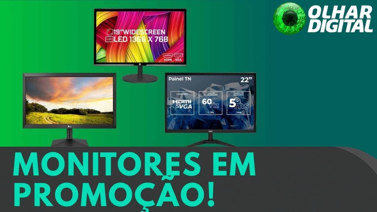 Olhar Digital Ofertas: os melhores monitores para home office em 2025