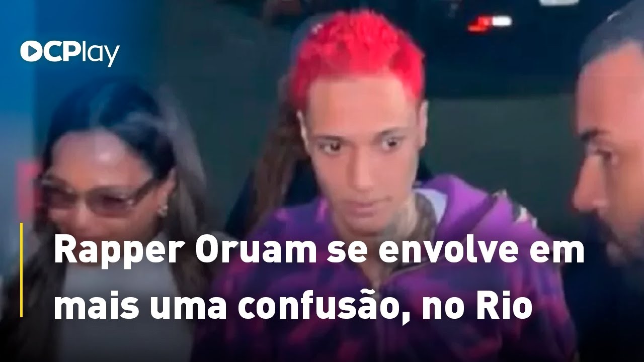 Rapper Oruam se envolve em mais uma confusão, no Rio