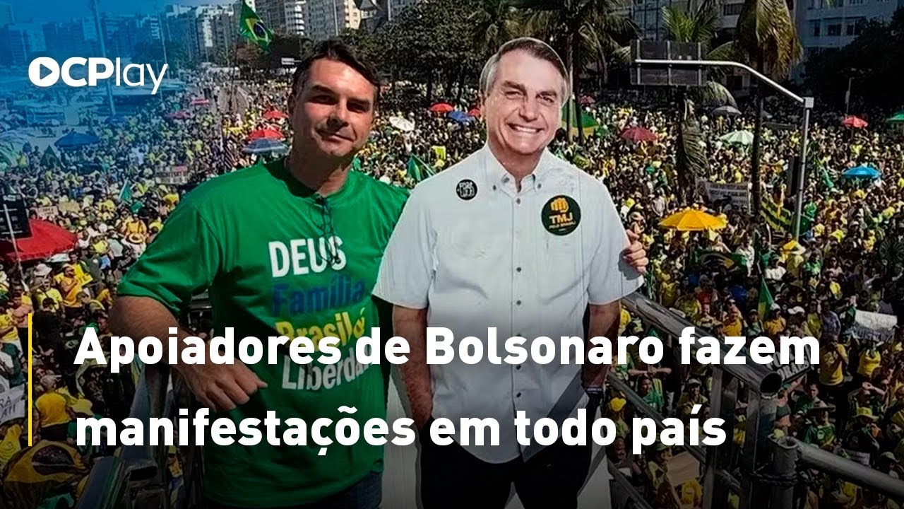 Apoiadores de Bolsonaro fazem manifestações em todo país