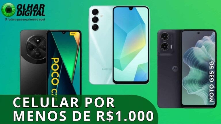 Bom, bonito e barato: celulares por menos de R$ 1.000
