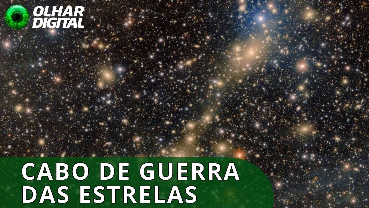 Cabo de Guerra entre galáxias intriga cientistas