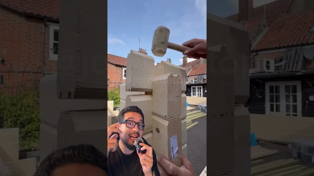 Casas de blocos de madeiras maciça você teria uma?