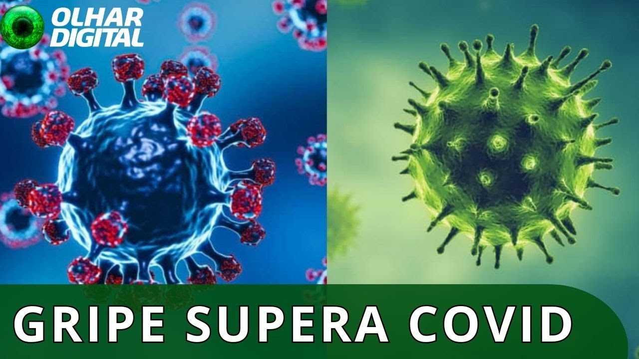 Casos de gripe superam os de Covid em boletim divulgado pela Fiocruz