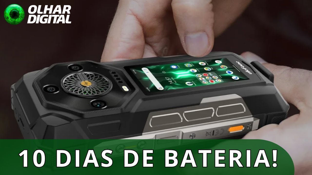 Conheça o celular com bateria que dura 10 dias
