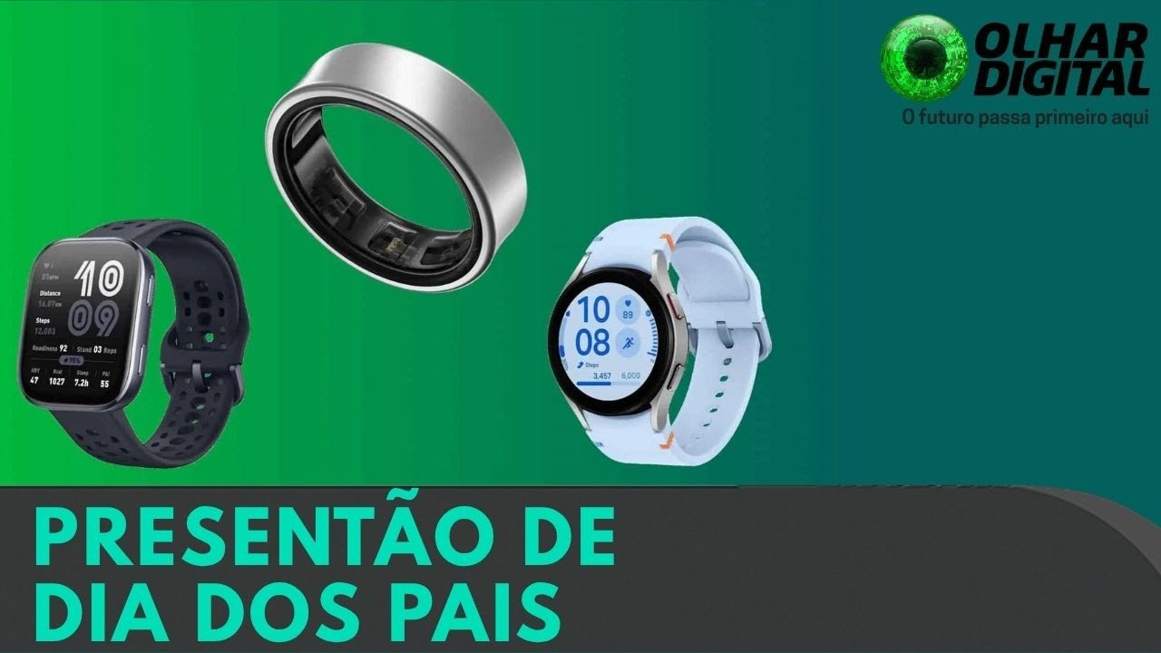 Dia dos Pais: confira pulseiras, relógios e anéis inteligentes