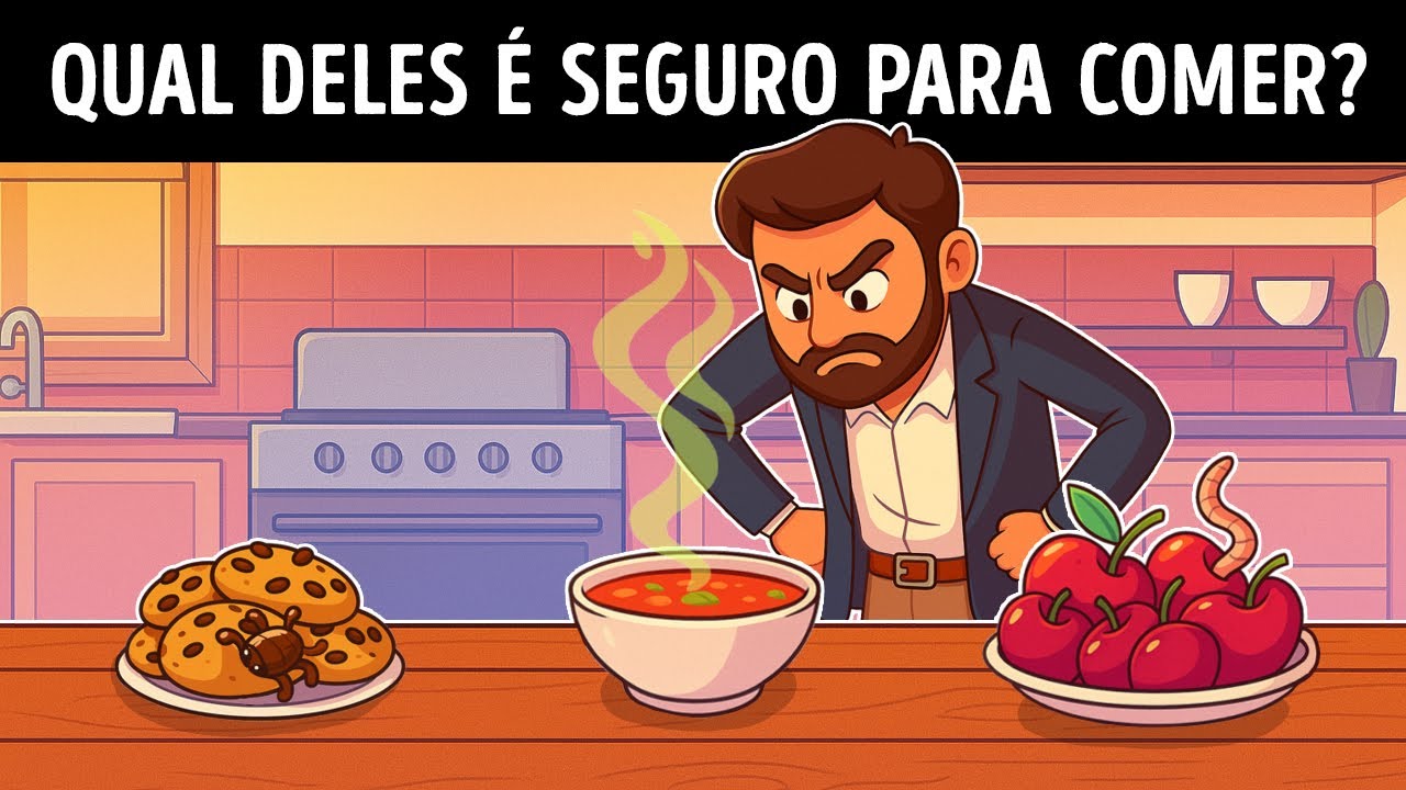 Somente um verdadeiro detetive pode descobrir todas as pistas destes enigmas