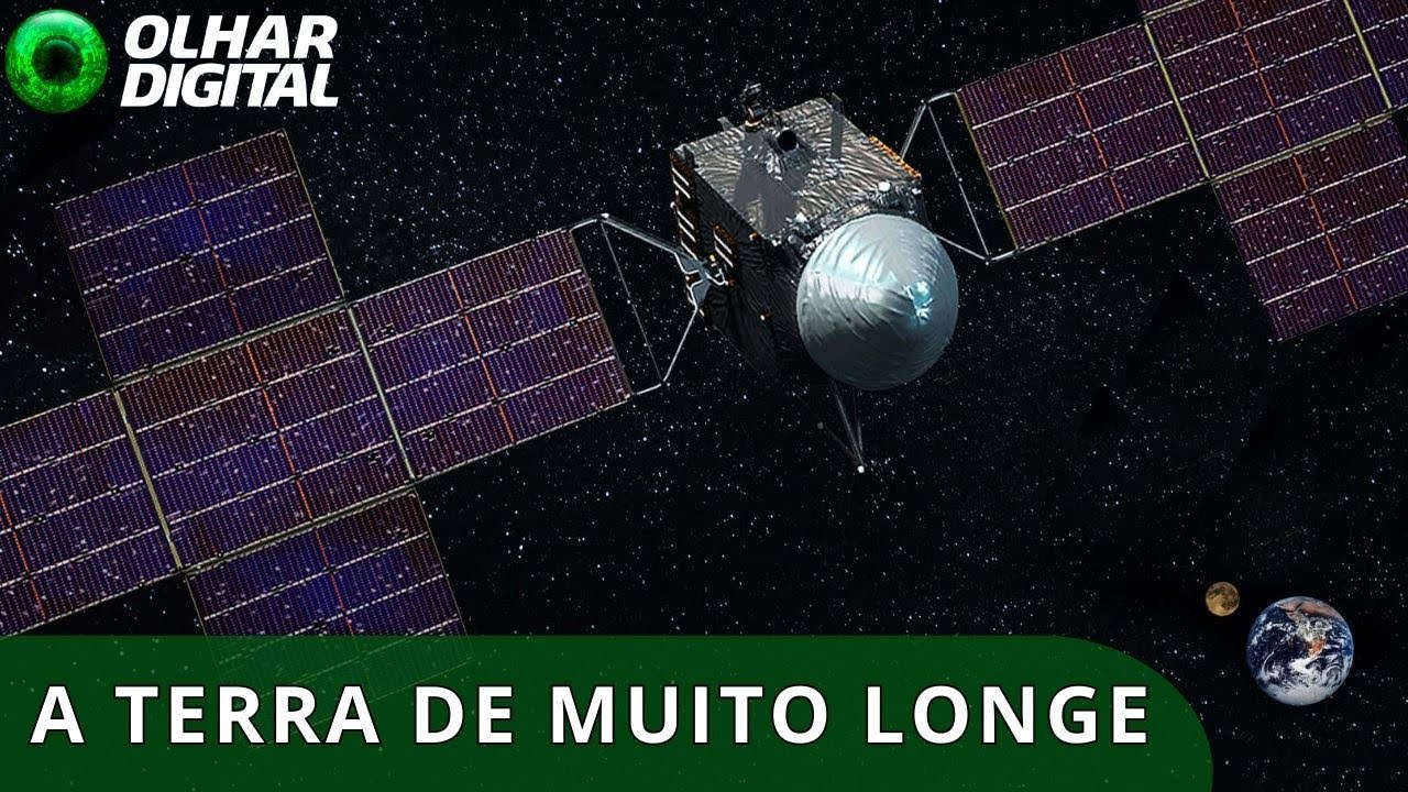 A incrível foto da Terra e da Lua feita pela sonda da NASA a 290 milhões de km