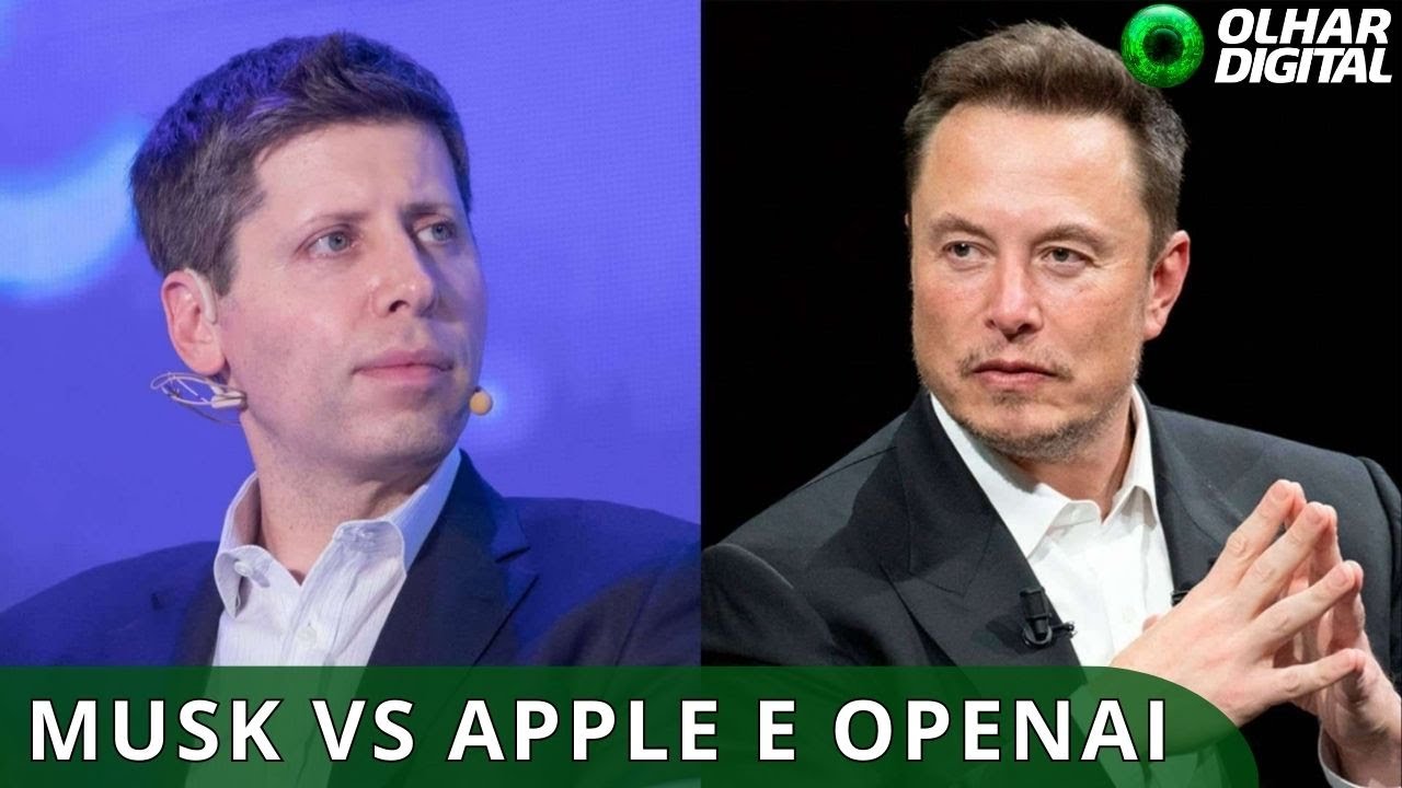 Elon Musk processa Apple e OpenAI por monopólio em nova guerra da IA.