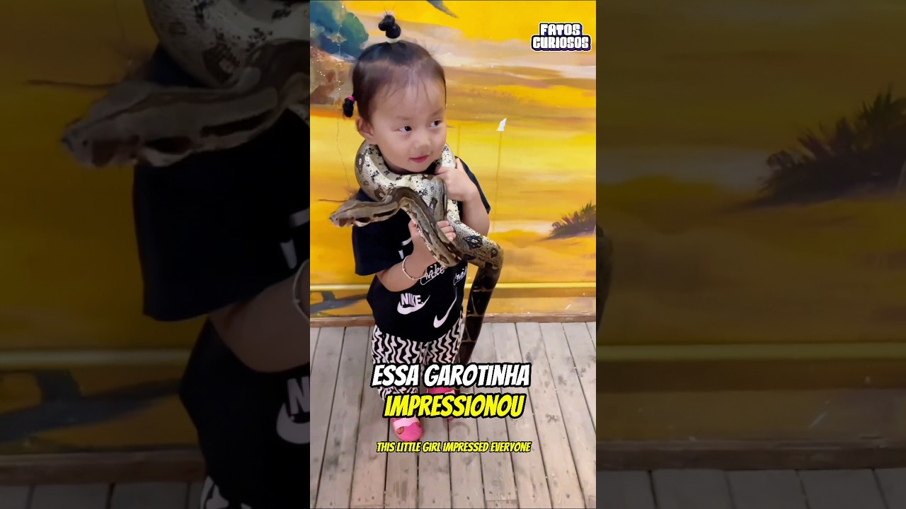 ESSA É A GAROTINHA MAIS CORAJOSA DO MUNDO