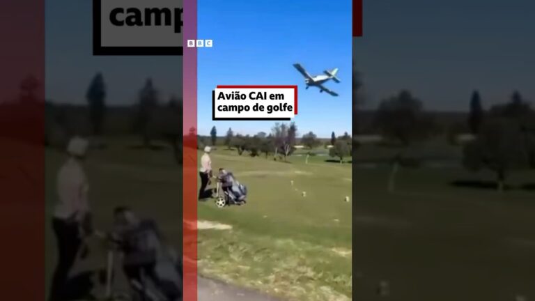 Monomotor cai em campo de golfe durante aula de voo na Austrália