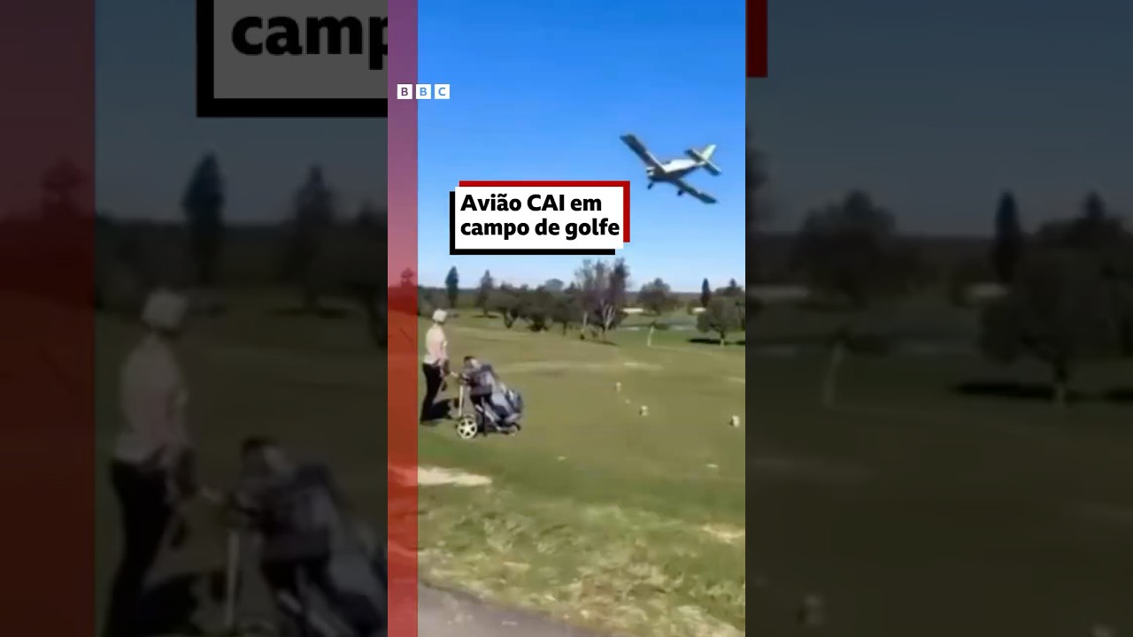 Monomotor cai em campo de golfe durante aula de voo na Austrália