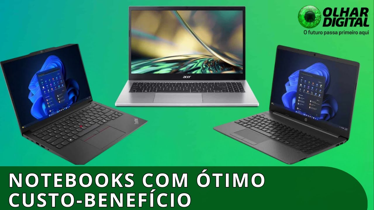 Ofertas do dia: notebooks para trabalho com ótimo custo-benefício!