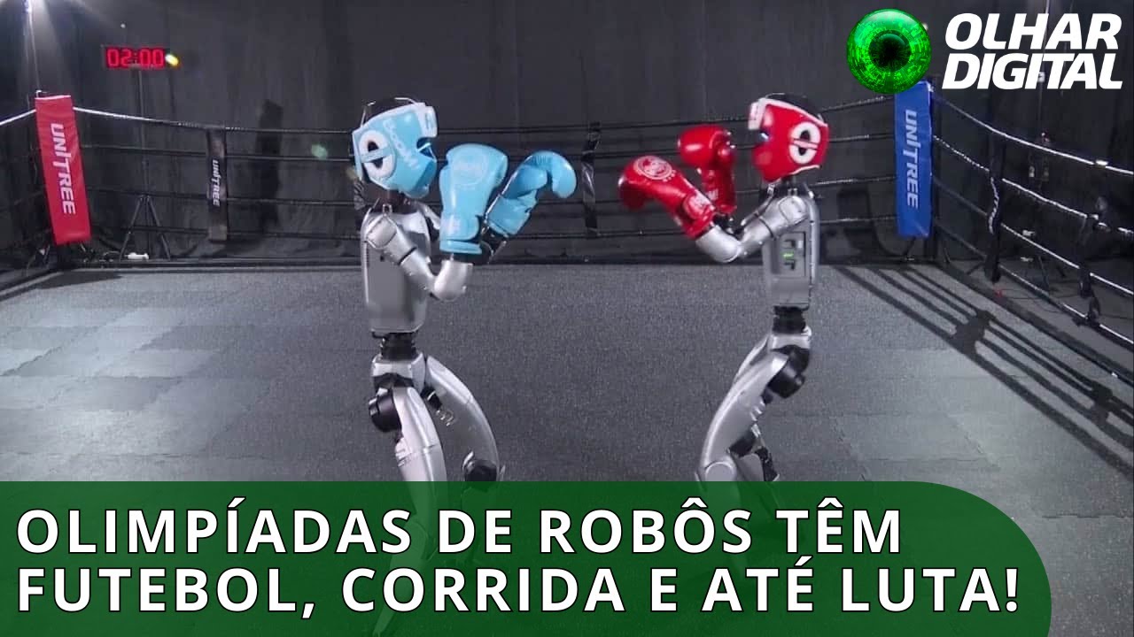 Olimpíadas de Robôs têm futebol, corrida e até luta!