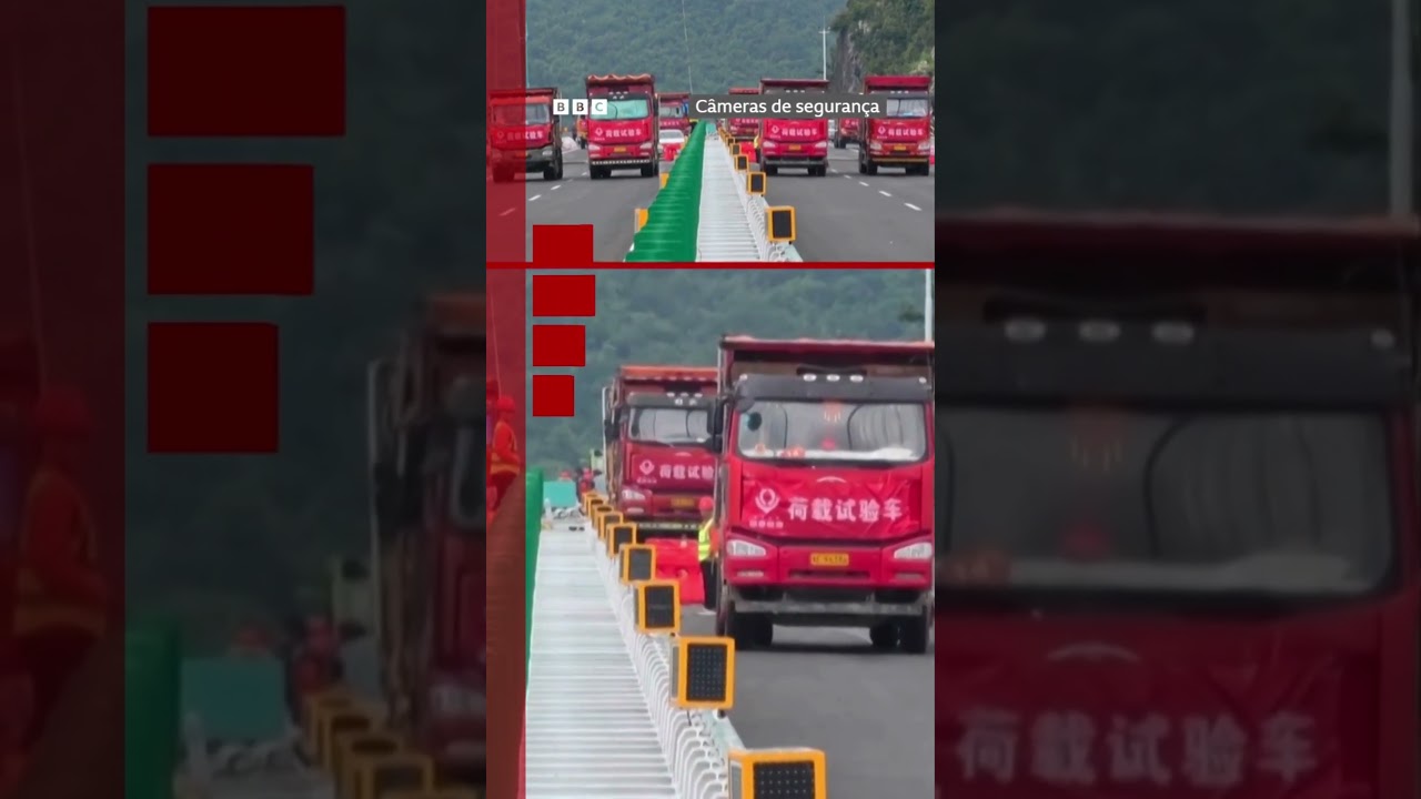 Ponte mais alta do mundo passa por teste de carga na China 🌉🇨🇳