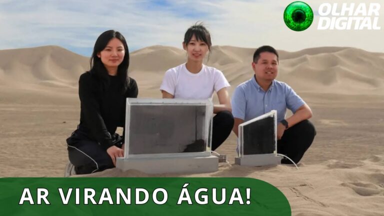 “Plástico-bolha” transforma vapor do ar em água potável no deserto