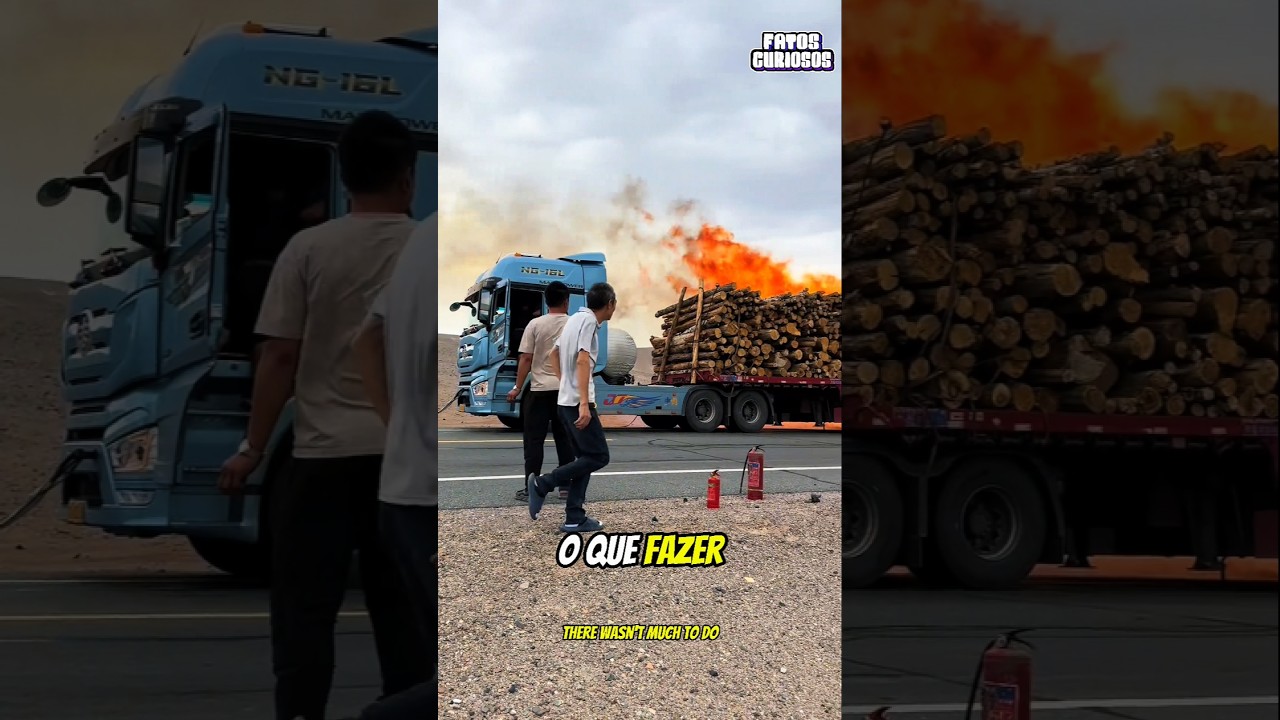 A NOBRE ATITUDE DESSES HOMENS EVITARAM UM PREJUIZO MAIOR PARA ESSE CAMINHONEIRO