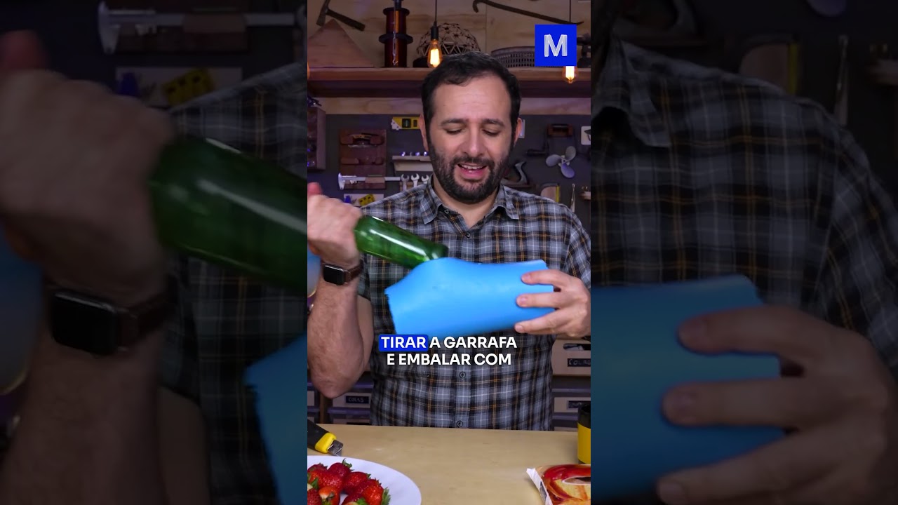 Uma GARRAFA feita de AÇÚCAR!