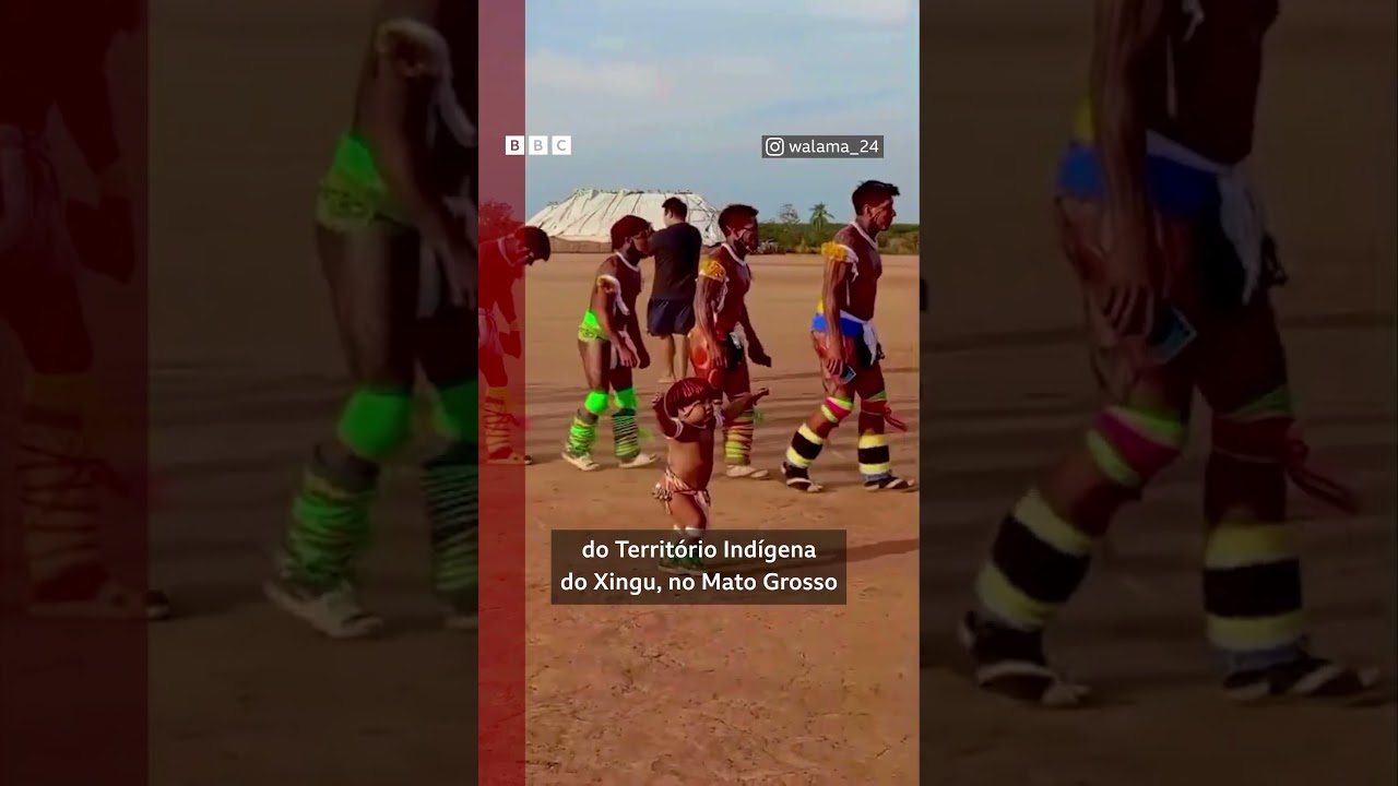 Criança do povo Yawalapiti participa do primeiro ritual em homenagem a parentes mortos