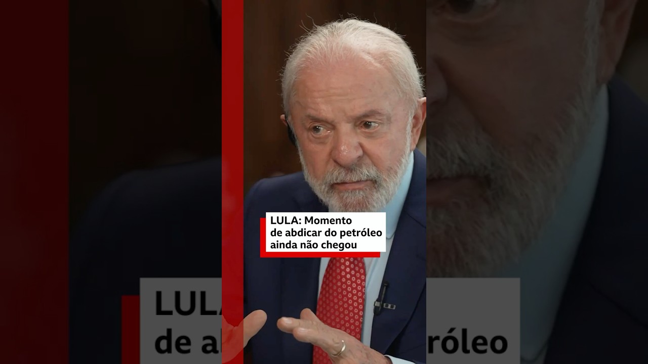 🛢️🌫️ Lula sobre abandonar combustível fóssil: "Esse momento ainda não chegou"
